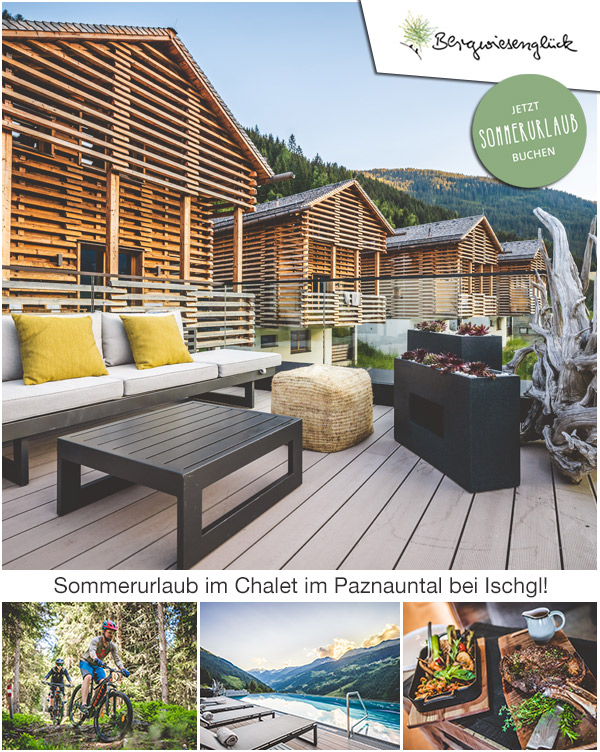 Bergwiesenglück - Herbsturlaub Luxus-Chalets Luxus-Lodges Paznauntal Tirol