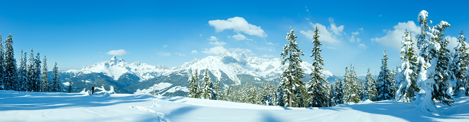Winter in den österreichischen Alpen