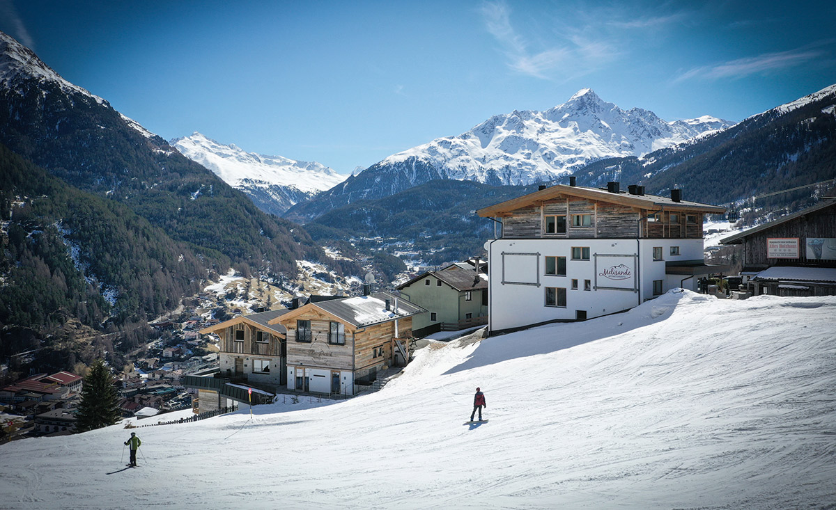 Skiurlaub in Sölden direkt an der Skipiste - Apartments und Chalets The Peak